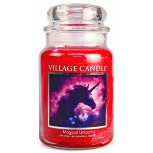 Svíčka vonná Village Candle, magický jednorožec, velká, 600 g - 4260053