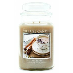 Svíčka vonná Village Candle, čaj s mlékem a skořicí, velká, 600 g - 4260448