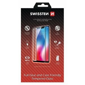 SWISSTEN ochranné sklo pro Samsung Galaxy A12, case friendly, černá - 54501785