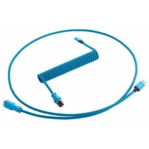 CableMod Pro Coiled Cable, micro USB/USB-A, 1,5m, Spectrum Blue - CM-PKCA-MLBALB-KLB150KLB-R