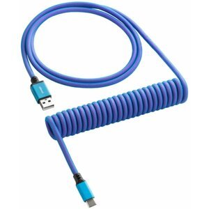 CableMod Classic Coiled Cable, USB-C/USB-A, 1,5m, Galaxy Blue - CM-CKCA-CLB-ILB150ILB-R
