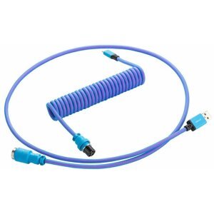 CableMod Pro Coiled Cable, USB-C/USB-A, 1,5m, Galaxy Blue - CM-PKCA-CLBALB-ILB150ILB-R