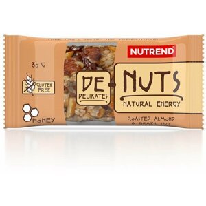 Nutrend DeNuts, tyčinka, pražené mandle/para ořechy, 35g - VM-036-35-PMP