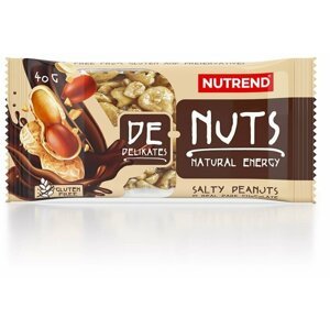 Nutrend DeNuts, tyčinka, arašídy/hořká čokoláda, 35g - VM-036-40-SAČ