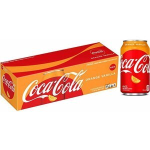 Coca Cola Orange Vanilla, limonáda, pomeranč/vanilka, 12x355 ml - 0049000078930