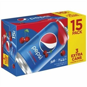 Pepsi Wild Cherry, limonáda, perlivá, 15x355ml - 0012000105401