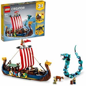 LEGO® Creator 31132 Vikingská loď a mořský had - 31132