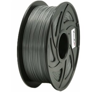 XtendLAN tisková struna (filament), PLA, 1,75mm, 1kg, stříbrný - 3DF-PLA1.75-SL 1kg