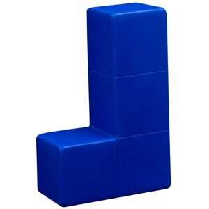 Antistresová hračka Fizz Creation - Tetris L, modrá - 094446