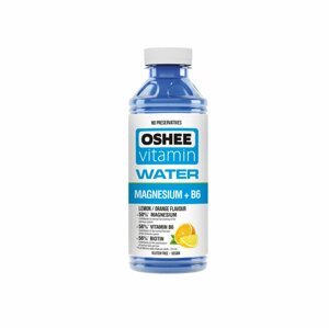 Oshee Magnesium + B6, vitamínová voda, citron/pomeranč, 555ml - AD0190130