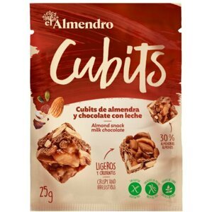 Cubits, mandle/mléčná čokoláda, 25g - AD0650010