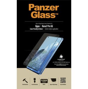 PanzerGlass ochranné sklo Edge-to-Edge pro Oppo Reno7 Pro 5G, černá - 7082