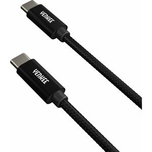 YENKEE kabel YCU C102 BK USB-C, 60W, 2m, černá - 35055947