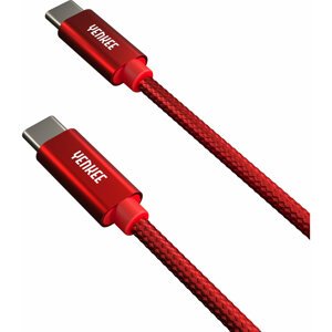 YENKEE kabel YCU C102 RD USB-C, 60W, 2m, červená - 35056016