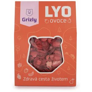 GRIZLY sušené ovoce - jahody, lyofilizované, plátky, 35g - Gjplk35