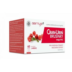 Barny's doplněk stravy Cran-Urin mega PAC, brusinky, 60 kapslí - BAR-10