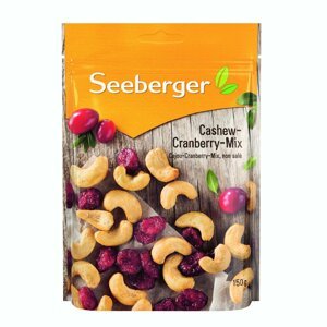 Seeberger ořechy - směs kešu a brusinek, 150g - SB-1553901