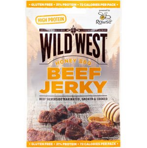 Wild West sušené maso - Jerky, Beef, Honey BBQ, 25g - NWF294