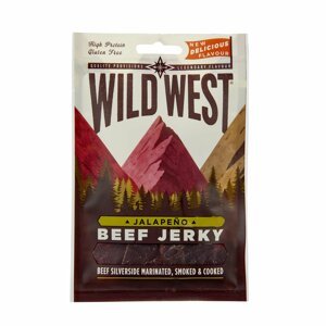 Wild West sušené maso - Jerky, Beef, Jalapeno, 16x25g - NWF296-D