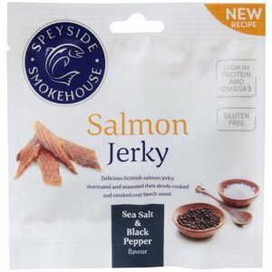 Speyside sušené maso - Jerky, Salmon, Pepper, 12x30g - NWF301-D