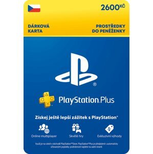 Karta PlayStation Plus Extra 12 měsíců - Dárková karta 2 600 Kč - elektronicky - SCEE-CZ-00260000