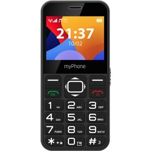 myPhone HALO 3, Black + stojánek - TELMYSHALO3BK