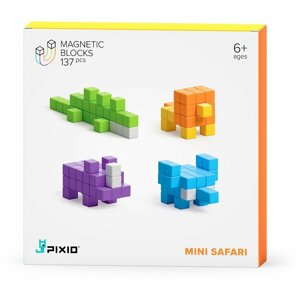 PIXIO Mini Safari magnetická stavebnice - 40104