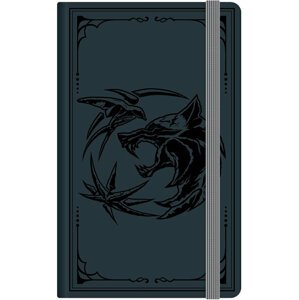 Zápisník The Witcher - Grimoire of Witcher, linkovaný, pevná vazba, A5 - 0889343146640