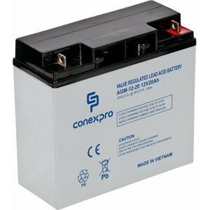Conexpro baterie AGM-12-20, 12V/20Ah, Lifetime - AGM-12-20