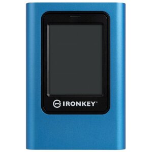 Kingston IronKey Vault Privacy 80 - 480GB, modrá - IKVP80ES/480G
