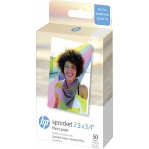 HP Zink Paper Sprocket Select, 2,3x3,4", 50 listů - HPIZL2X350