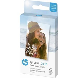 HP Zink Paper Sprocket Luna, 2x3", 20 listů - HPIZ2X320