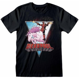 Tričko Deadpool - Unicorn Rider (L) - 05055910341205
