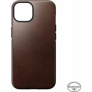 Nomad kožený zadní kryt MagSafe pro Apple iPhone 14, hnědá - NM01226185