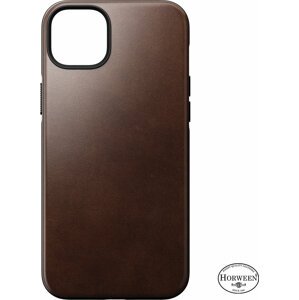 Nomad kožený zadní kryt MagSafe pro Apple iPhone 14 Plus, hnědá - NM01279785