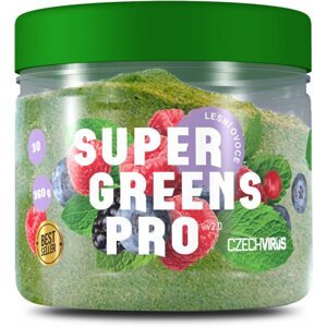 Doplněk stravy Super Greens PRO V2.0, lesní ovoce, 360g - 08595661003276