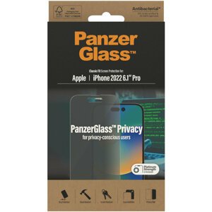 PanzerGlass ochranné sklo Privacy pro Apple iPhone 14 Pro (Classic Fit) - P2768