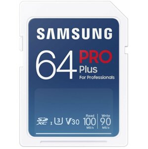 Samsung SDXC 64GB PRO Plus UHS-I U3 (Class 10) - MB-SD64K/EU