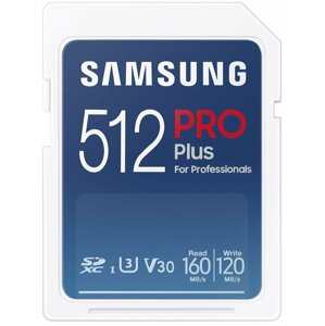 Samsung SDXC 512GB PRO Plus UHS-I U3 (Class 10) - MB-SD512K/EU