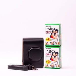 Fujifilm Instax pouzdro Mini Liplay, černá + 2x instax mini film - 70100153086