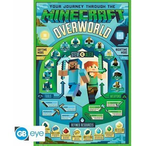 Plakát Minecraft - Overworld Biome (91.5x61) - FP4615