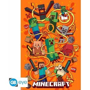 Plakát Minecraft - Swirls (91.5x61) - MX00005