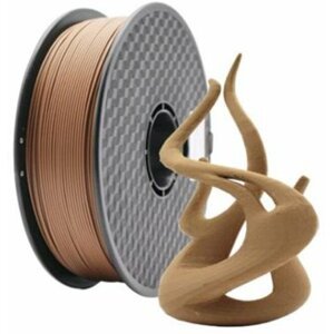 Gembird tisková struna (filament), PLA, 1,75mm, 1kg, přírodní dřevo - 3DP-PLA-WD-01-NAT