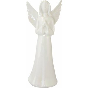 Retlux porcelánový anděl, 28.3cm, bílá - 50005597