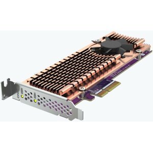 QNAP QM2-2P-344A - pro disky 2x SSD M.2 22110/2280 PCIe, (Gen3 x4) - QM2-2P-344A