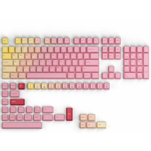 Glorious Forge vyměnitelné klávesy GPBT, 143 kláves, Pink Grapefruit, US - GLO-KC-GPBT-PG-FORGE