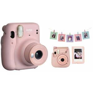 Fujifilm Instax MINI 11, růžová + MINI 11 ACC kit, růžová - FTINFTVA2210