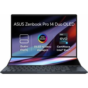 ASUS Zenbook Pro 14 Duo OLED (UX8402, 12th Gen Intel), černá - UX8402ZE-M3153W