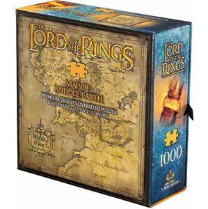 Puzzle Lord of the Rings - Middle Earth Map, 1000 dílků - 0849421009137