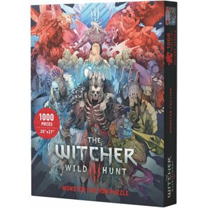 Puzzle The Witcher - Wild Hunt, 1000 dílků - 0761568009620